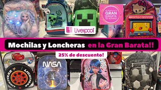 Regreso a clases de Mochilas y Loncheras con descuentos en Liverpool 🇲🇽 2024  comprasefectivas [upl. by Rosanna]