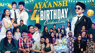 Ayaansh 4th Birthday Celebrations 🥳  SidshnuOfficial  Tamada Media [upl. by Hcelemile]