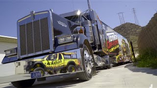 How To Fit An Entire Racing Team Inside One Massive SemiTruck  Truck Yeah [upl. by Ailemrac]