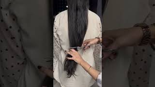 Hair transformation Mid length haircut 💇‍♀️￼ [upl. by Waldman]