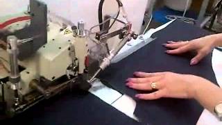 VIBEMAC V800AS  Serging side seam Operation [upl. by Malo62]