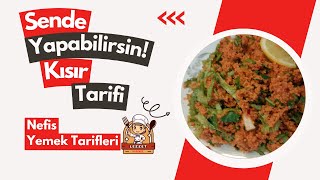 Pratik ve Lezzetli Köfte Kısır Tarifi Nasıl Yapılır  Evde Yemek Tarifleri [upl. by Suinotna583]