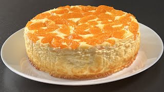 Ich habe noch nie so einen leckeren MandarinenKäsekuchen gegessen Einfaches und schnelles Rezept [upl. by Yssirc]