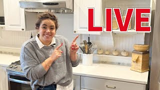 Friendsgiving Meal Prep Spatchcocking turkey and MORE  LIVE [upl. by Julissa709]