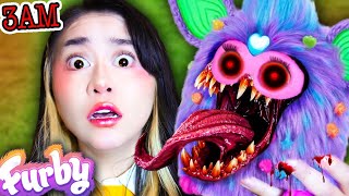 🚫 ABRO MUÑECO FURBY ATERRADOR A LAS 300 AM 🔪😰 HORRIBLE cuando furby se enfada POMNI [upl. by Berga]