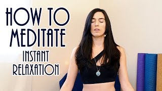 Easy Relaxation amp Instant Anxiety Relief ♥ How to Meditate Calm amp Peaceful Guided Meditation [upl. by Ten712]