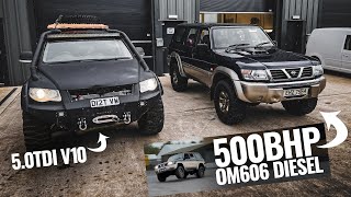 500BHP OM606 Diesel Nissan Patrol CAR SWAP REVIEW DieselPumpUK [upl. by Mayeda]