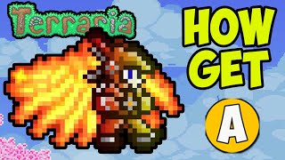 Terraria 1449 how to get Flame Wings EASY  Terraria how to get Wings EASY [upl. by Leif]