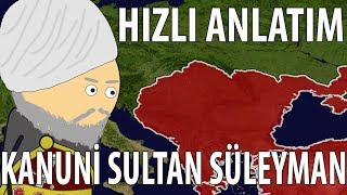 Kanuni Sultan Süleymanın Hayatı  Hızlandırılmış Tarih [upl. by Schriever630]