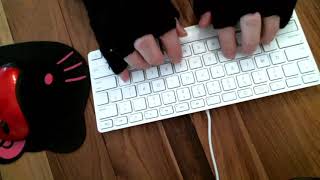 ASMR Typing Keyboard  No talking  23 minutes No47 [upl. by Aihsekat917]