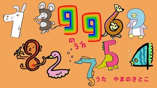 【暗記ソング】九九のうた（かけ算九九を楽しく覚えちゃおう！） [upl. by Daas]