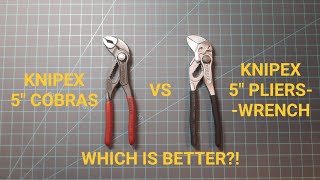 which is better knipex 5quot cobras vs knipex 5quot pliers wrench [upl. by Nitin740]