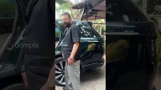 Sanjay Dutt seen stepping out of a restaurant in Juhu 🔊”Happy Diwali” he mutters back to the cams [upl. by Halet]