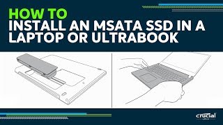 How to Install an mSATA SSD in a Laptop or Ultrabook [upl. by Fuld]