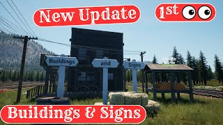 Buildings amp Signs Update In RailRoads Online [upl. by Anitsuj]