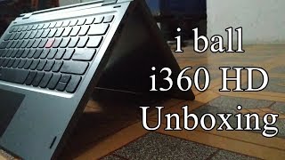 My new laptop  i ball  i360 FHD  Unboxing [upl. by Nwahsak]