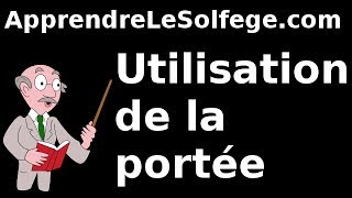 Utilisation de la portée  apprendre le solfège et la musique [upl. by Ave512]