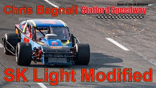 Chris Bagnall 77 SK Light Modified Stafford Motor Speedway 10282023 [upl. by Abana736]