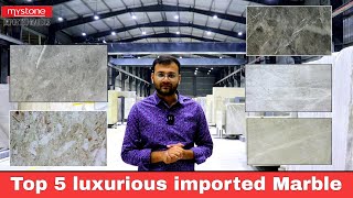 Top 5 Luxurious Imported Marble Available at Best Price  Mystone Imported Marble Kishangarh [upl. by Lananna]