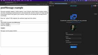 Chevereto v420  postMessage upload demo [upl. by March]
