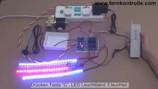 4CH Potentialfrei Empfänger mit Fernbedienung für Elektromagnetventil 220V Relais Funkschalter [upl. by Nollad391]