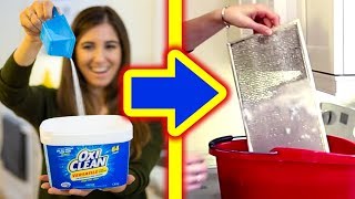 15 Brilliant Uses For OxiClean 🙌 Cleaning Tips amp DIY Recipes [upl. by Suolkcin912]