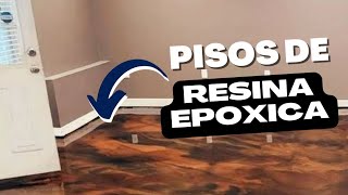 CÓMO INSTALAR PISOS CON RESINA EPÓXICA PASO A PASO [upl. by Lexerd]