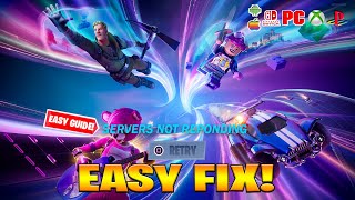 Why Fortnite Servers Is Down Log in How to fix Fortnite Update Servers Down Offline Chapter 5 [upl. by Kimmy355]