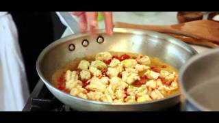 Tagliatelle with Shrimp and Long Italian Peppers Part 2 The Shrimp  Chef Gerri [upl. by Clynes]