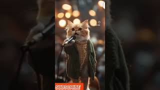 Cute Cat song 😅😅  laal tamatar bade majedaar  😂😂 catvideos catdance trendingshorts [upl. by Orville]