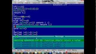 coding sudoku solver in turbo c [upl. by Natrav232]