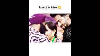 jannat amp faisu 🥳 song music jannatzubair faisu shorts video trending [upl. by Ennahoj]