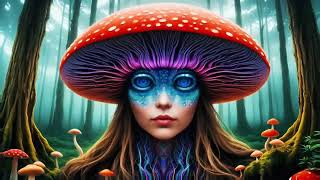 Psytrance  Mushroom Trip  Trippy Animation 🍄 Psychedelic Trance mix 2024 AI Graphic Visuals [upl. by Tichonn79]