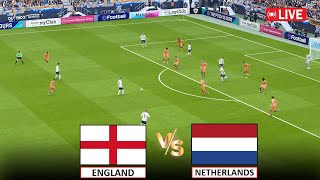 🔴LIVE  ENGLAND vs NETHERLANDS I UEFA EURO 2024 SEMI FINAL MATCH I eFOOTBALL PES 21 GAMEPLAY MATCH [upl. by Attevaj]