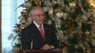 Louisiana Governor John Bel Edwards on Lafayette Judge Michelle Odinet use of racial slurs [upl. by Yrellih]