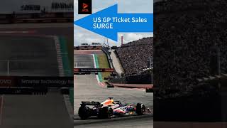 US GP Ticket Sales SURGE 📈  F1 f1 formula1 [upl. by Kendell715]