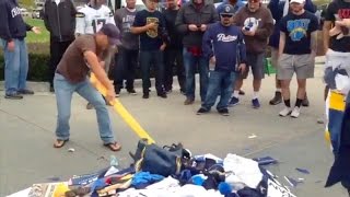 Compilation of Angry Chargers Fans Reacting To Los Angeles Move [upl. by Sheba]