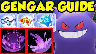 BEST POKEMON UNITE GENGAR GUIDE MASTER RANK Pokemon Unite Gengar Moveset and Item Guide [upl. by Euseibbob399]