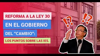 REFORMA A LA LEY 30 DE 1992 ENTREVISTA A RONALD VARGAS SÁNCHEZ CANDIDATO AL CONCEJO DE BOGOTÁ  13 [upl. by Anaicilef]