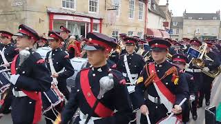 Remembrance Parade Oundle  vid1 [upl. by Rednaskela]