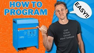 How to Program a Victron MultiplusQuattro Inverter Charger easycheatsheets [upl. by Limay]