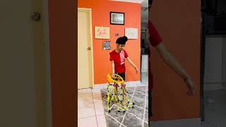 Gatka Lesson from 6year old Bhujangi how to play Chakkargatka wahegurublessings gatkalovers [upl. by Ayanat]