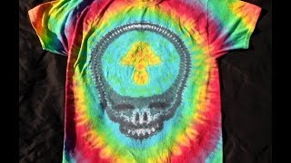 How To Tie Dye A Grateful Dead Steal Your Face [upl. by Jew]