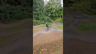 Manual Practising at Bampton Pump Track like subscribe follow mtb pumptrack devon hardtail [upl. by Zalucki184]