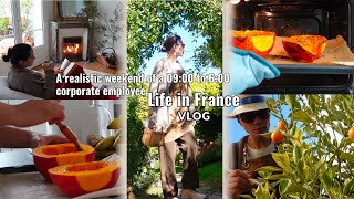 A realistic weekend of a 0900 to 600 corporate employee Life in France VLOG [upl. by Jilli]