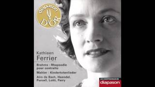 Kathleen Ferrier Orchestre du Concertgebouw dAmsterdam Otto Klemperer  Kindertotenlieder 5 song [upl. by Kcirdek]