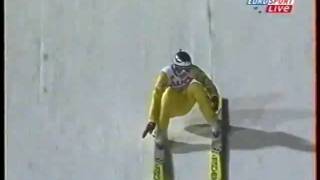 Kazuyoshi Funaki  1245m  Predazzo 2003  Fall [upl. by Clein]