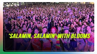 Blooms sing along to Salamin Salamin at BINI mall show  ABS CBN News [upl. by Ymer]