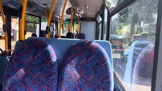 First Day Back Journey on Route E1 Metroline London LK12ADX VW1255 25524 [upl. by Yorztif]