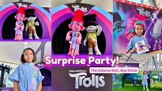 Trolls Surprise Party at The Galleria Mall Abu Dhabi  Trolls Live Show Galleria Mall Abu Dhabi [upl. by Eniamat716]